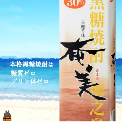 《蔵元直送便》本格黒糖焼酎 奄美25度&奄美30度 パック1800ml×2本