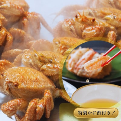【さとふる限定】北陸産毛がに甲羅盛　オスメス混合3個 合計450g以上