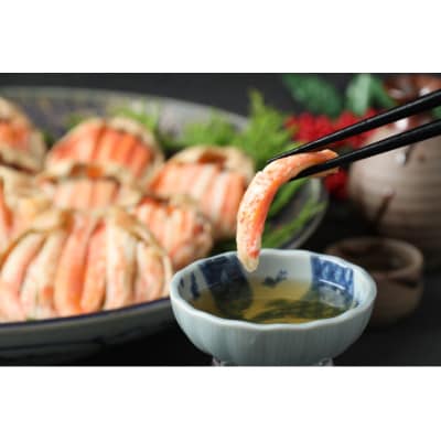 訳あり　越前がに甲羅盛夫婦セット(越前がに105g前後×1個+せいこがに55g前後×1個)合計2個