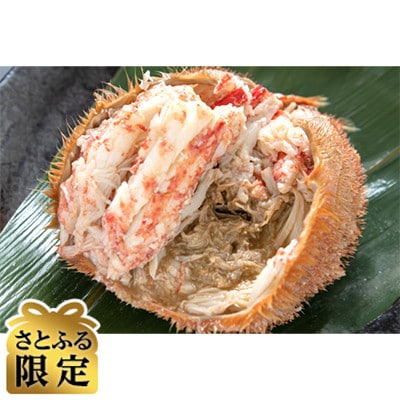 【さとふる限定】北陸産毛がに甲羅盛夫婦セット　オス190g前後×1個+メス190g前後×1個