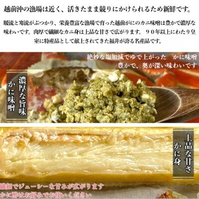 [トライアル返礼品][訳あり]越前がに甲羅盛(越前がに甲羅盛145g前後×1個)合計1個