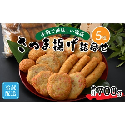 手軽で美味しい福袋 さつま揚げ詰合せ 5種 合計700g