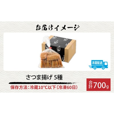 手軽で美味しい福袋 さつま揚げ詰合せ 5種 合計700g