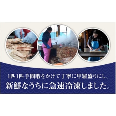 【訳あり】プチプチ食感の外子と濃厚な内子 せいこがに 甲羅盛 70～80g×4個(中大サイズ)