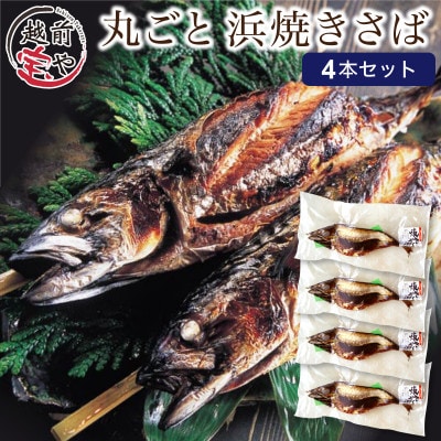 浜焼きサバ 丸ごと串刺し4本入 | 福井県福井市 | ふるさと納税