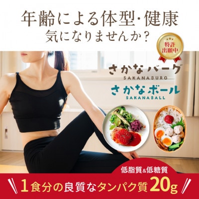 【さとふる限定】さかなボール 16パック 高タンパク 低糖質 レンジで温めOK