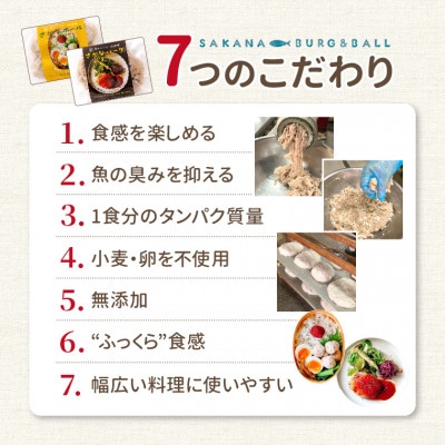 【さとふる限定】さかなボール 16パック 高タンパク 低糖質 レンジで温めOK