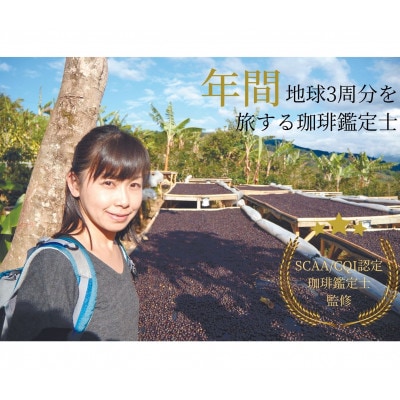 【珈琲鑑定士が選ぶ】スペシャルティコーヒー豆 5種飲み比べセット(粉)