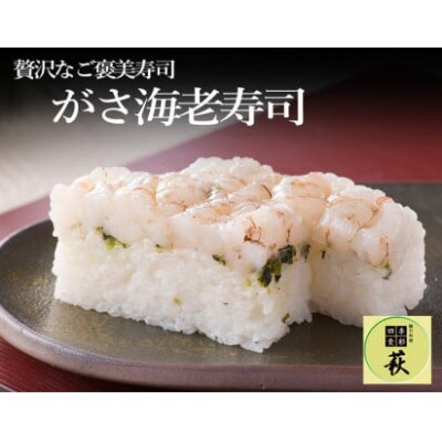 【のし付き】見た目も色も悪い。でも旨い !がさ海老寿司　1本