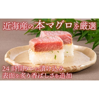 【おためしサイズ(のし付き)】贅沢なご褒美寿司　中トロの漬け寿司　1本
