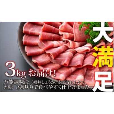 【訳あり】あの焼肉屋さんのスライス豚タン! 3kg