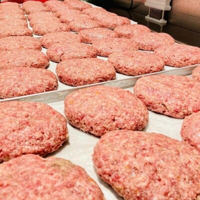[KINTAN]250g!牛タン入り“ジャンボ”ハンバーグ 10個入り
