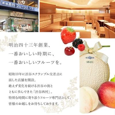 【渋谷区オリジナルメニュー】 ご飲食券 3,000円分[渋谷西村フルーツパーラー道玄坂店]