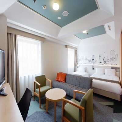 ペアデラックスツインご宿泊券 5泊分(朝食付き)【渋谷東急REIホテル】