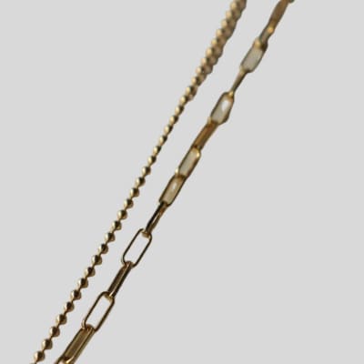 【LENERAオリジナルネックレス】shine through necklace (cutball)