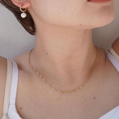 【LENERAオリジナルネックレス】sparkle chain necklace 【079012】