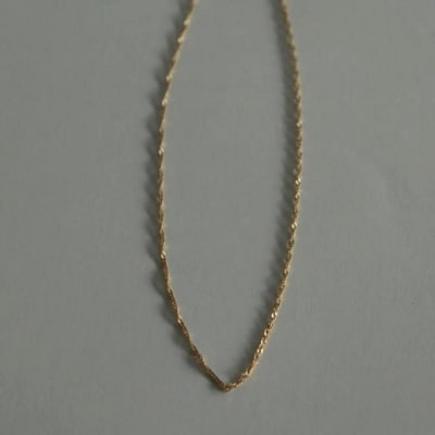 【LENERAオリジナルネックレス】sparkle chain necklace 【079012】