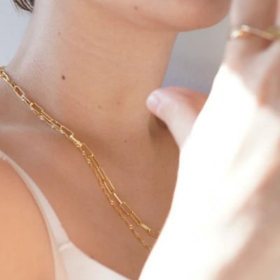 【LENERAオリジナルネックレス】twins sparkle necklace 【079013】