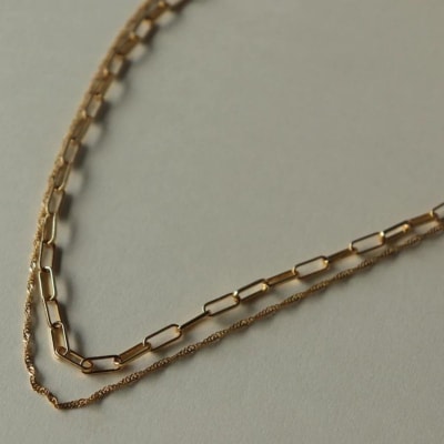 [Cherieオリジナルネックレス]twins sparkle necklace