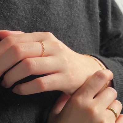 【LENERAオリジナルリング】bumy ring / 14kgf(5号) 【079014-1】