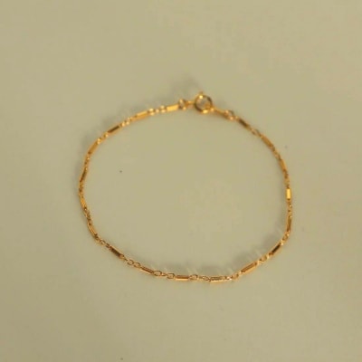 【LENERAオリジナルブレスレット】plano bracelet / 14kgf 【079016】