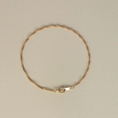 【LENERAオリジナルブレスレット】oli chain bracelet (sparkle) 