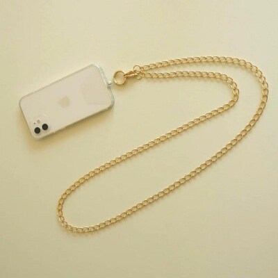 [Cherieスマホショルダー] smartphone shoulder-maro-/ gold
