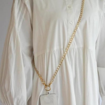 【LENERAスマートフォンショルダー】smartphone shoulder-maro-/gold