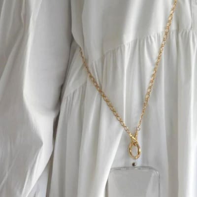 【LENERAスマートフォンショルダー】smartphoneshoulder-perch-/gold