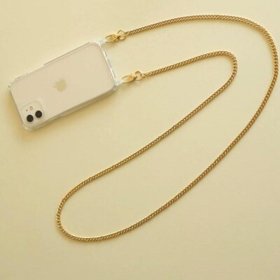 [Cherieスマホショルダー] smartphone shoulder-yurve / gold