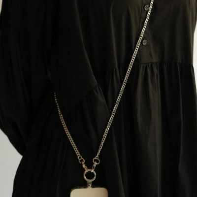 【LENERAスマートフォンショルダー】smartphoneshoulderyurve/silver