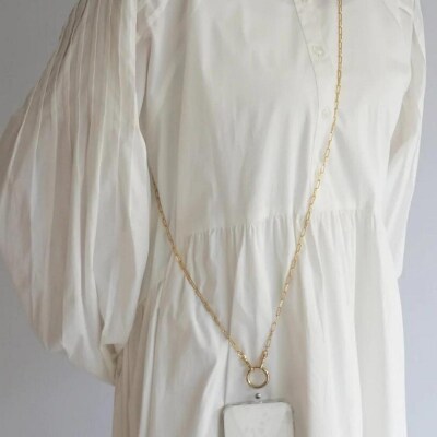 【LENERAスマートフォンショルダー】smartphone shoulder-shine-gold