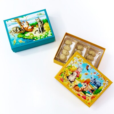 [西光亭]くるみのクッキー2箱(各1個/お渡し用のお手提げ袋2袋付)