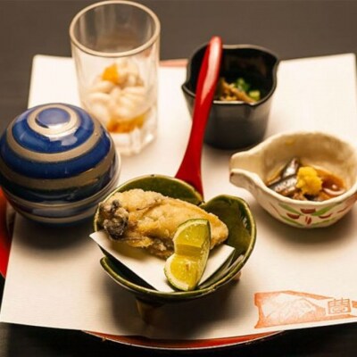 【初代割烹 高橋】≪昼夜共通≫鯉城コース　3名様分(ぐるなびセレクション)