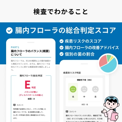 腸内フローラ検査を用いた管理栄養士による栄養指導
