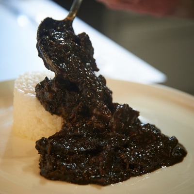 [ビストロエビテイ]短角牛 黒カレー