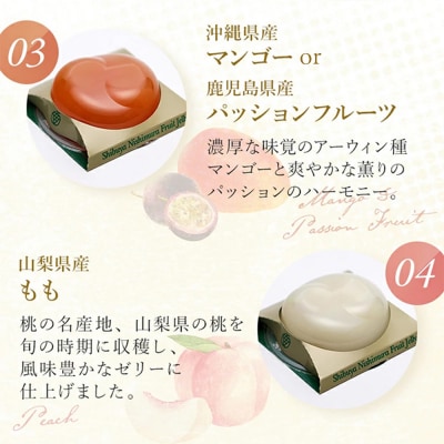 渋谷西村 国産フルーツゼリー(9個入) [渋谷西村フルーツパーラー道玄坂店] 【036012】
