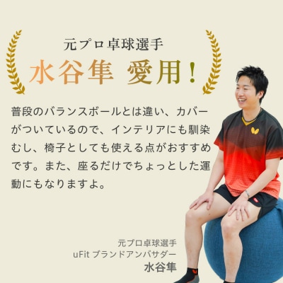 uFit Balance Ball　65cm【グレー】【136006-1】