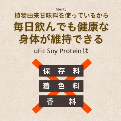 uFit Soy Protein 750g【プレーン】 【136020-1】