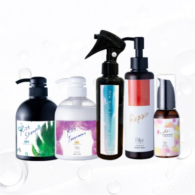 【細毛や少ないボリューム】ボリュームアップ用 髪の質感を良くする5STEPセット【092016-6】