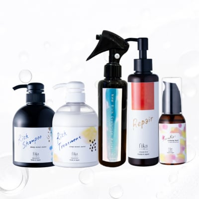 【癖毛やボリュームが多い】ボリュームダウン用 髪の質感を良くする5STEPセット【092015-9】