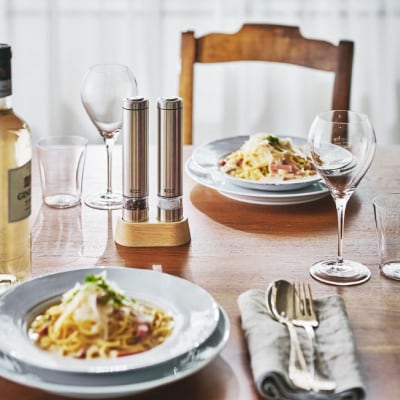 〈Russell Hobbs〉 電動ミル　ソルト&ペッパー　ミニ　シルバー【223001】