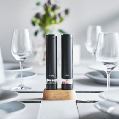 〈Russell Hobbs〉 電動ミル　ソルト&ペッパー　ミニ　ブラック【223002】