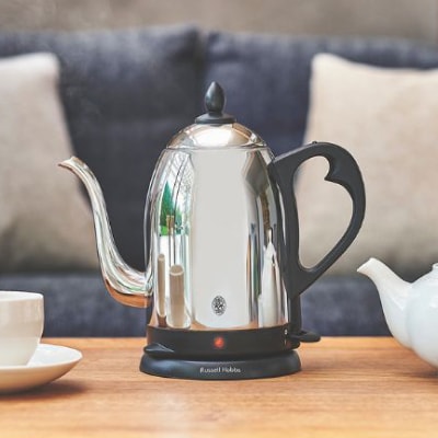 〈Russell Hobbs〉 カフェケトル　1.2　シルバー【223005】