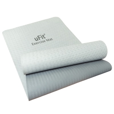 uFit Exercise Mat　200×90cm【グレー】【136027-1】