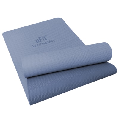 uFit Exercise Mat　200×90cm【ダスティブルー】【136027-5】