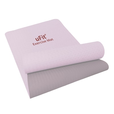 uFit Exercise Mat　183×61cm【ピンクグレー】 【136028-4】