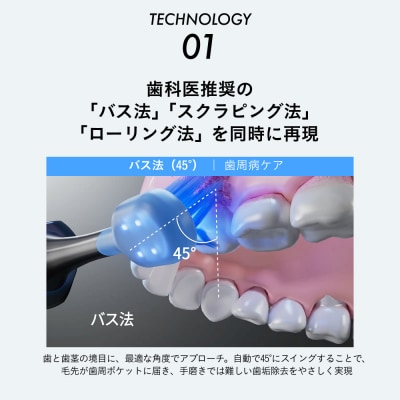 電動歯ブラシ(ブラック)【279005-1】
