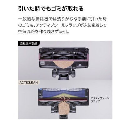Shark ActiClean コードレススティッククリーナー ミストシルバー LC900J