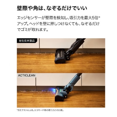 Shark ActiClean コードレススティッククリーナー ミストシルバー LC900J